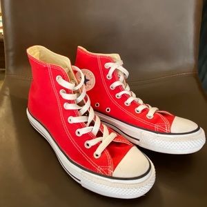 Unisex Red Chuck Taylor High Tops